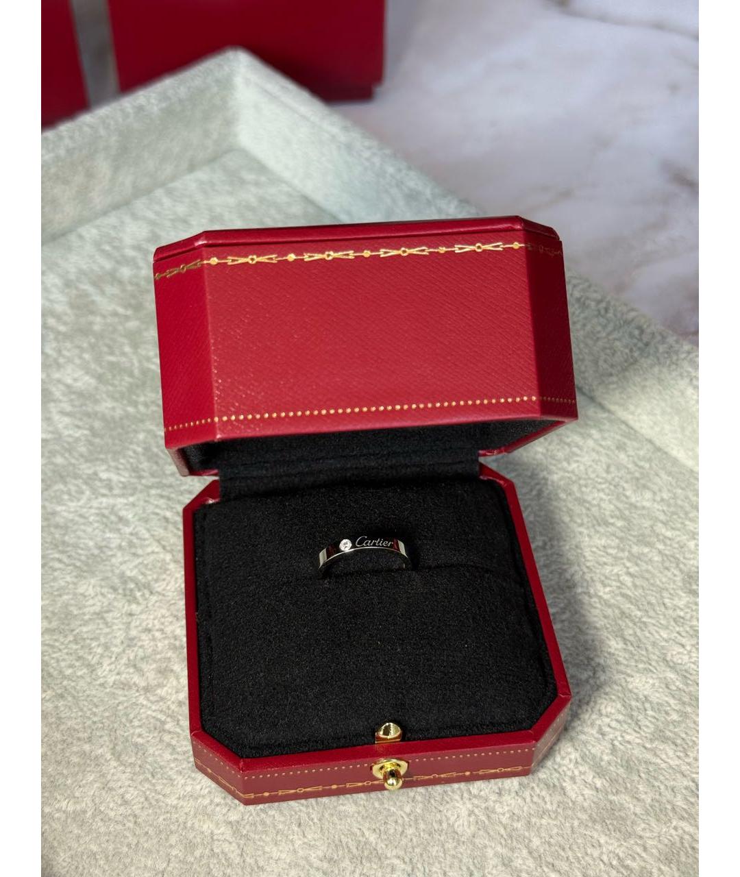 CARTIER Белое кольцо из белого золота, фото 8