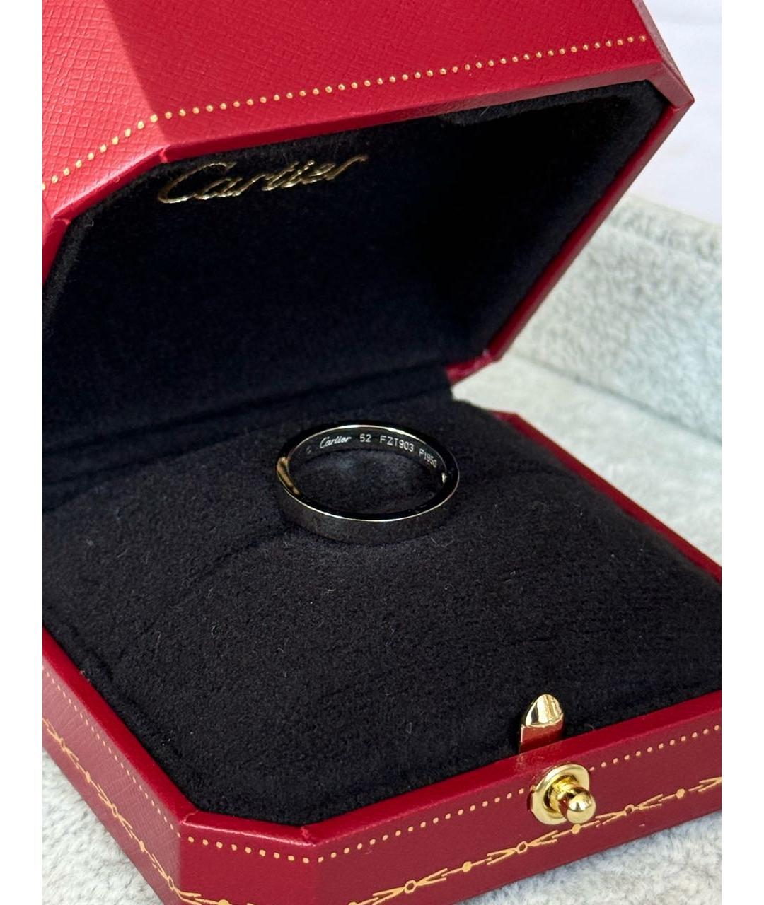 CARTIER Белое кольцо из белого золота, фото 4
