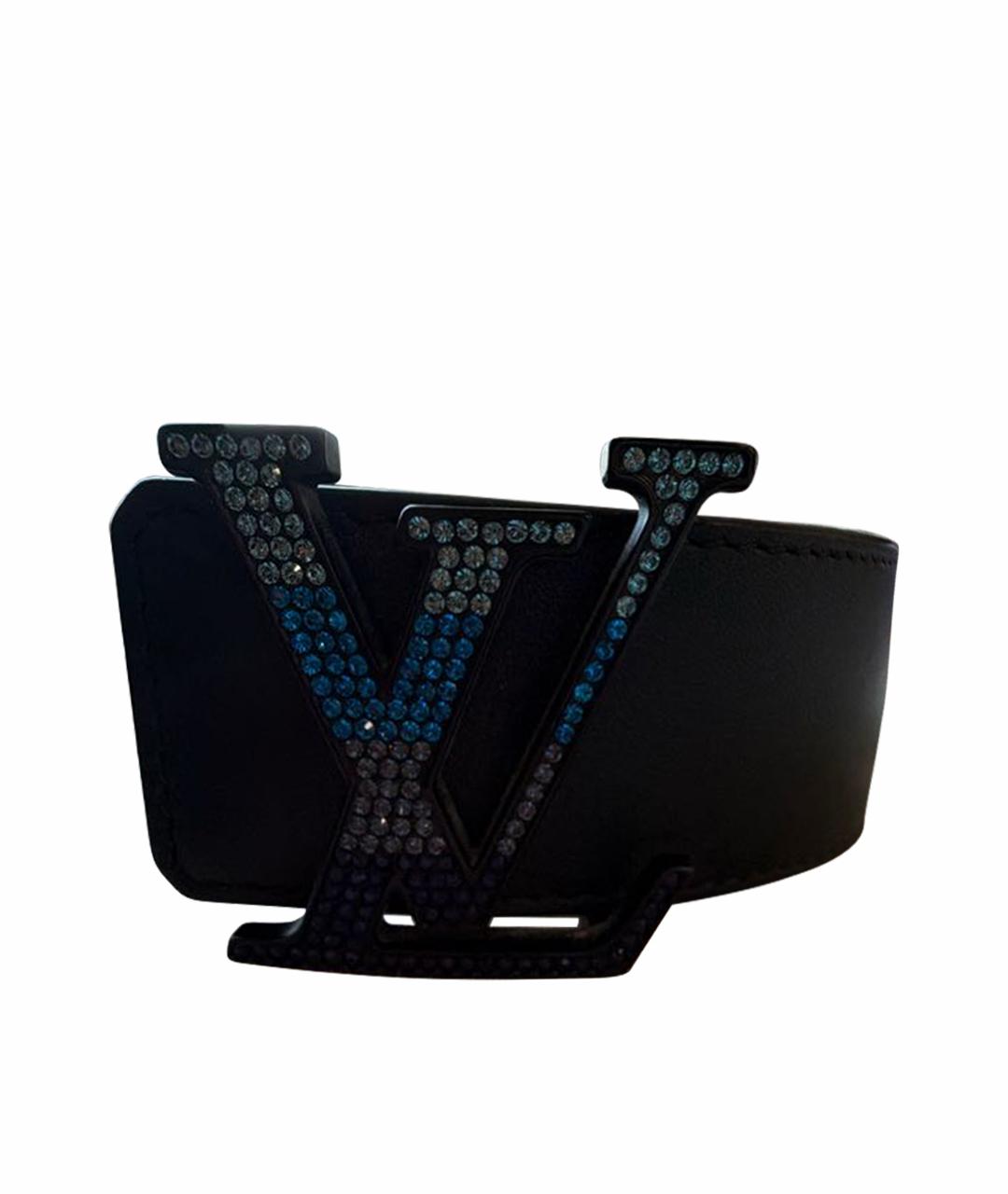 LOUIS VUITTON Синий кожаный ремень, фото 1