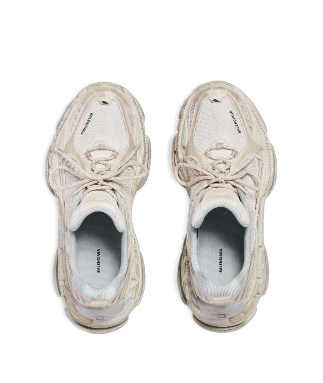 BALENCIAGA Белые текстильные кроссовки, фото 5
