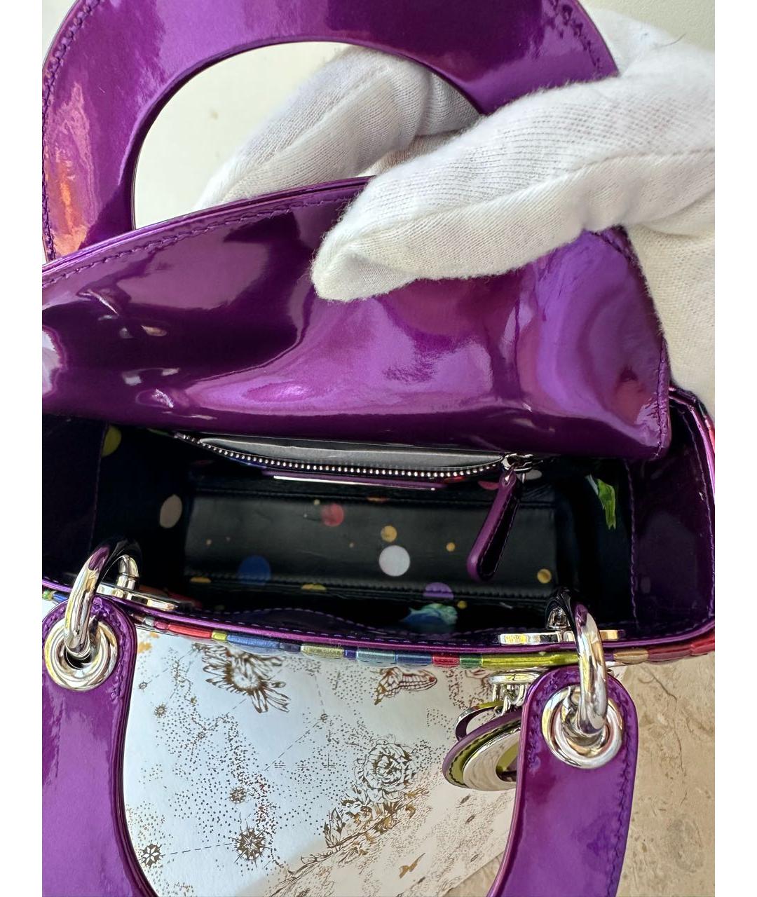 CHRISTIAN DIOR Мульти кожаная сумка с короткими ручками, фото 4