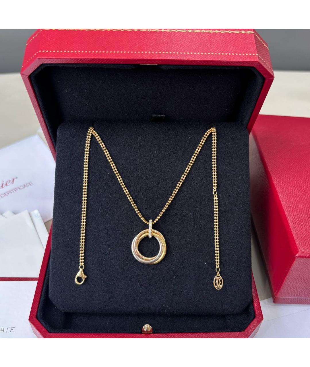 CARTIER Мульти колье из желтого золота, фото 2