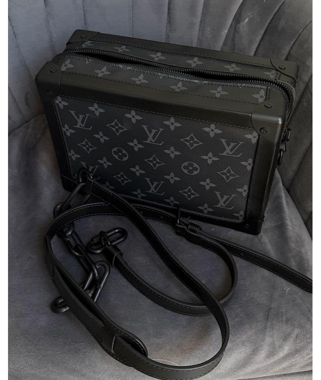LOUIS VUITTON Черная сумка на плечо, фото 4