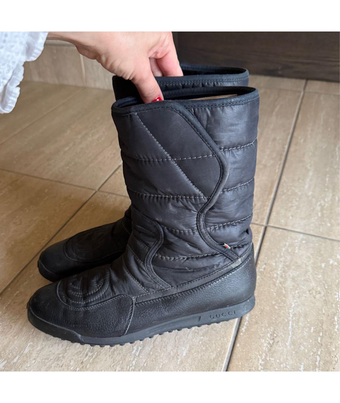 GUCCI Черные полусапоги, фото 3