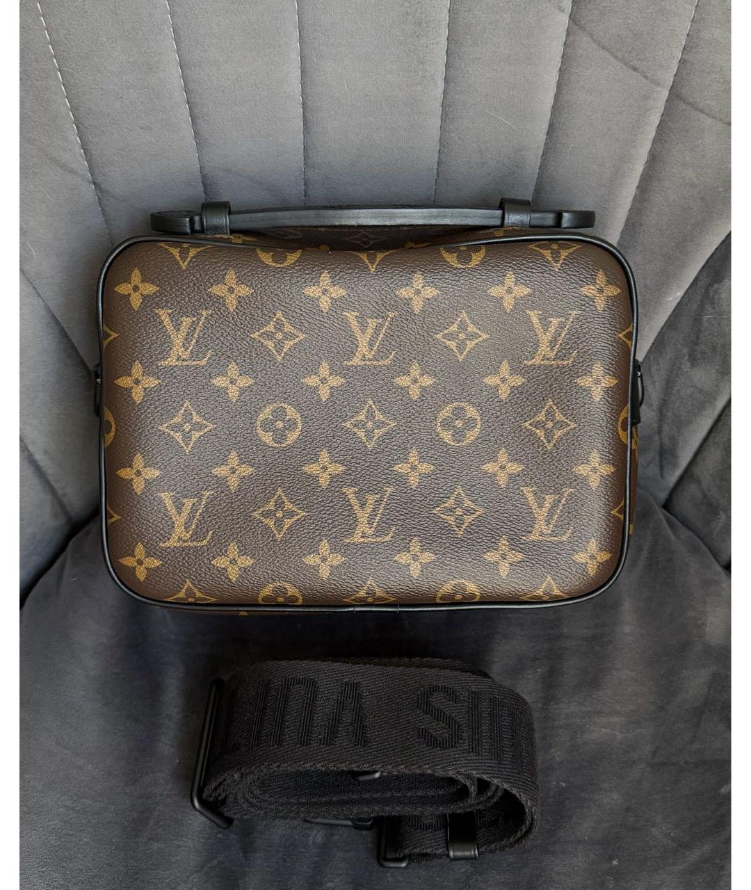 LOUIS VUITTON Коричневая сумка на плечо, фото 6