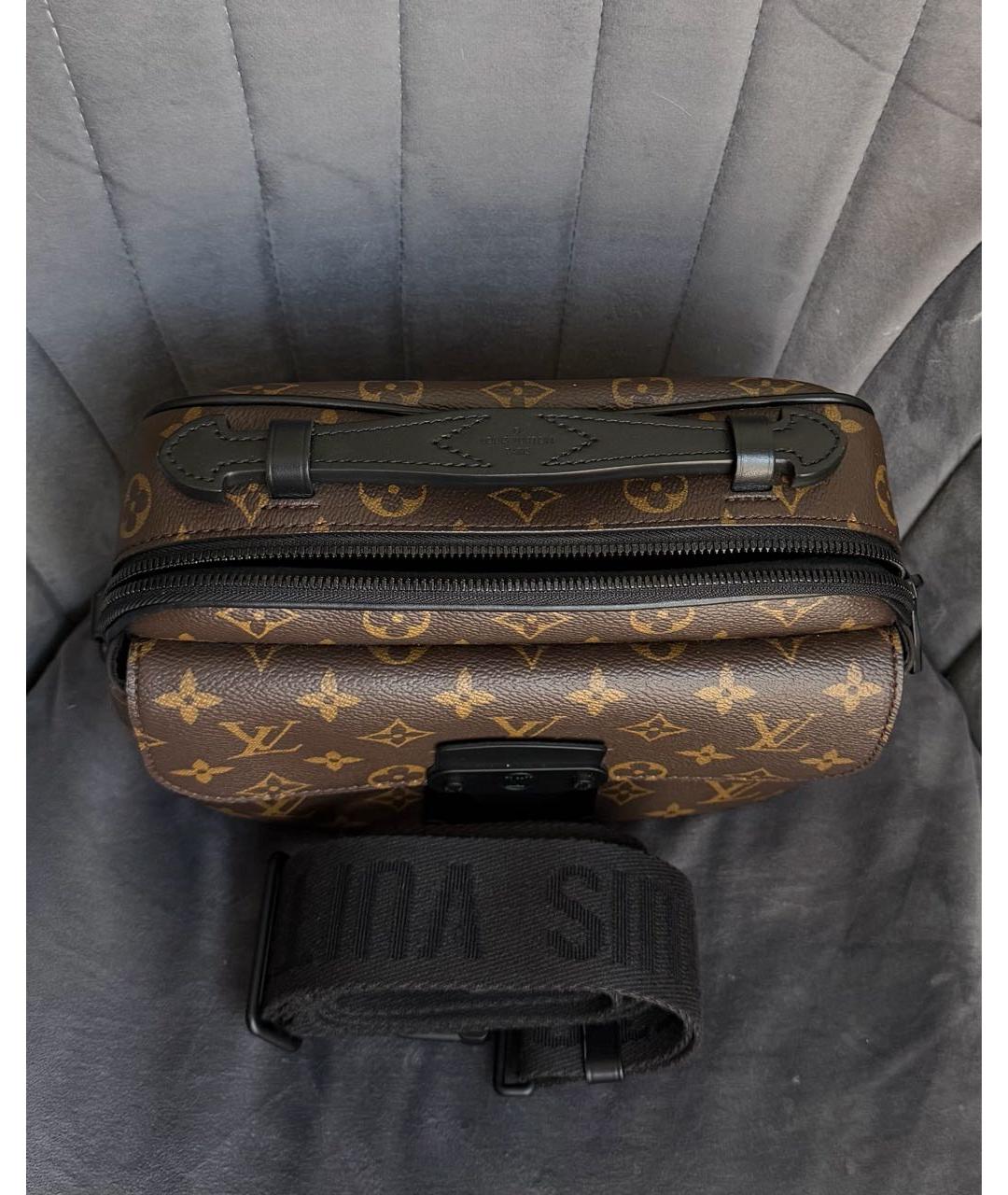 LOUIS VUITTON Коричневая сумка на плечо, фото 5