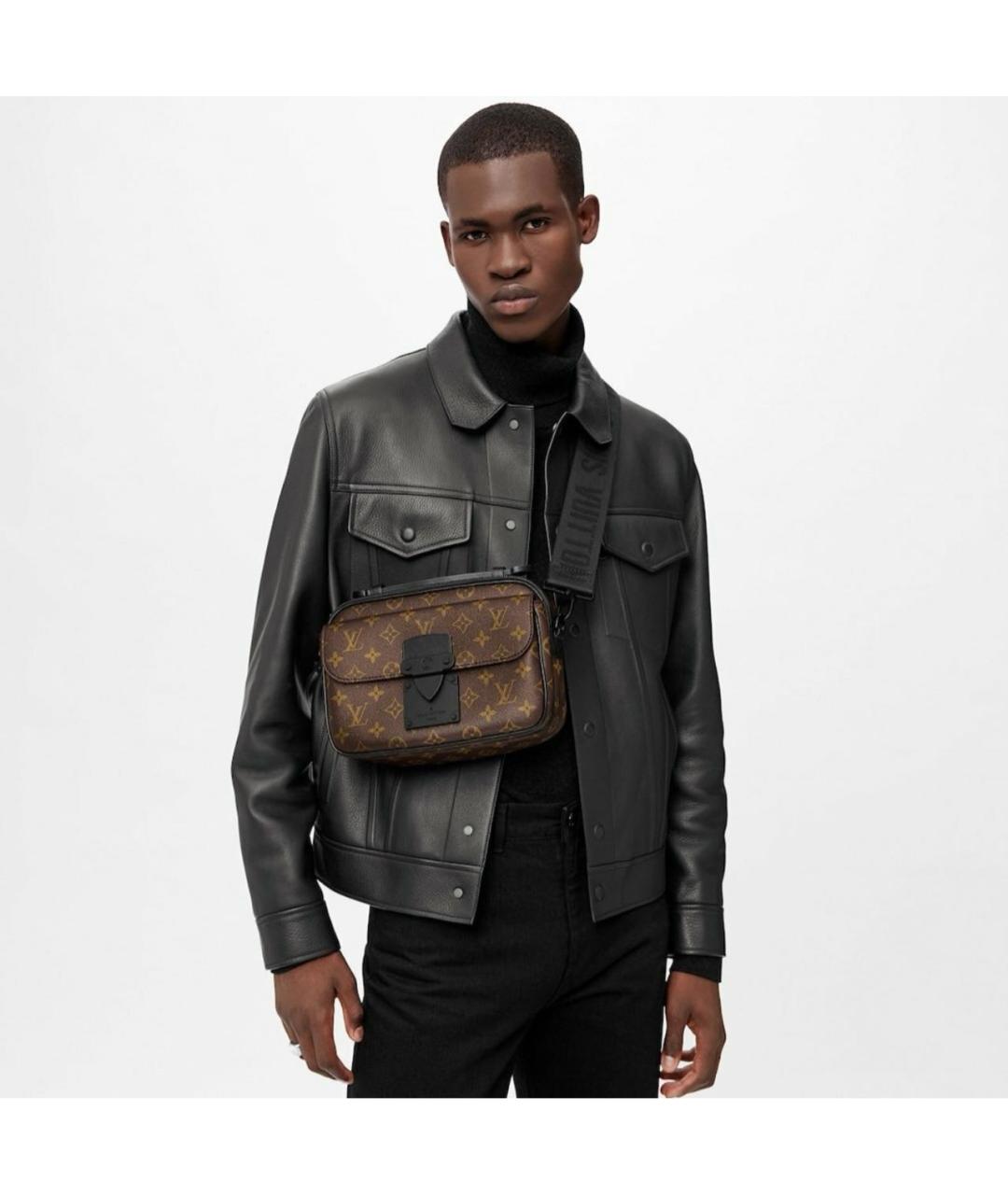 LOUIS VUITTON Коричневая сумка на плечо, фото 3