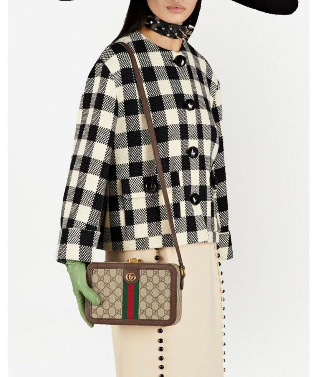 GUCCI Коричневая сумка через плечо, фото 4