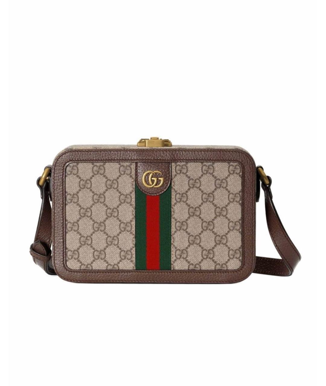 GUCCI Коричневая сумка через плечо, фото 9