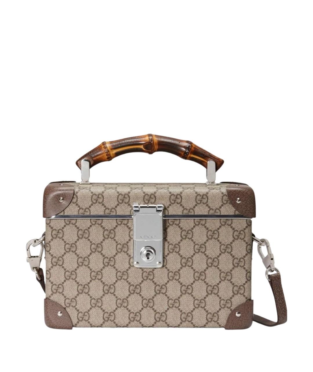 GUCCI Бежевая сумка с короткими ручками, фото 1