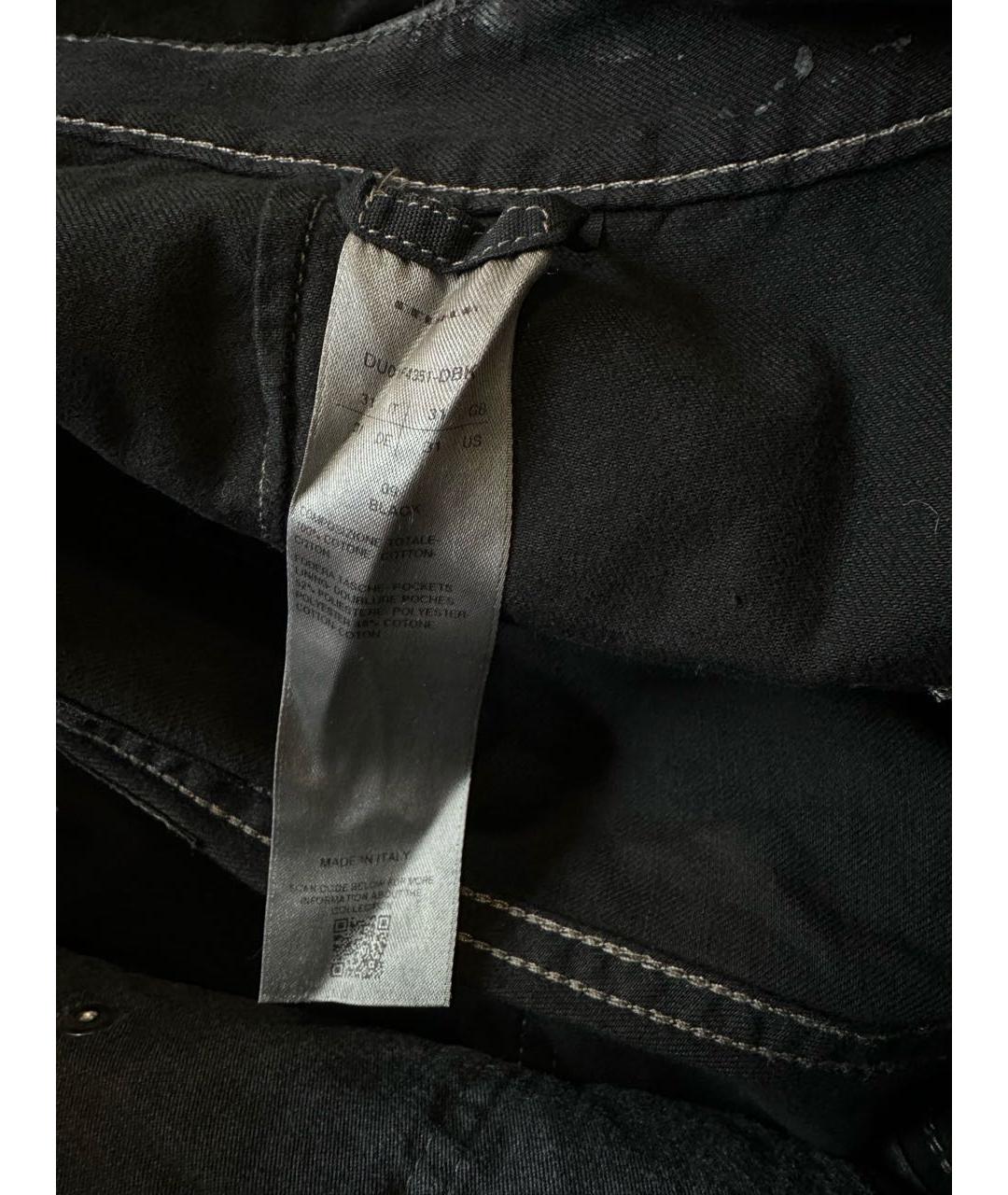 RICK OWENS DRKSHDW Черные хлопковые джинсы, фото 5