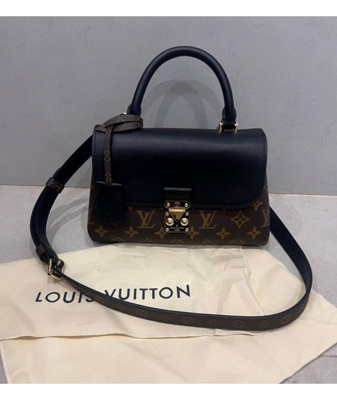 LOUIS VUITTON Коричневая сумка с короткими ручками, фото 8