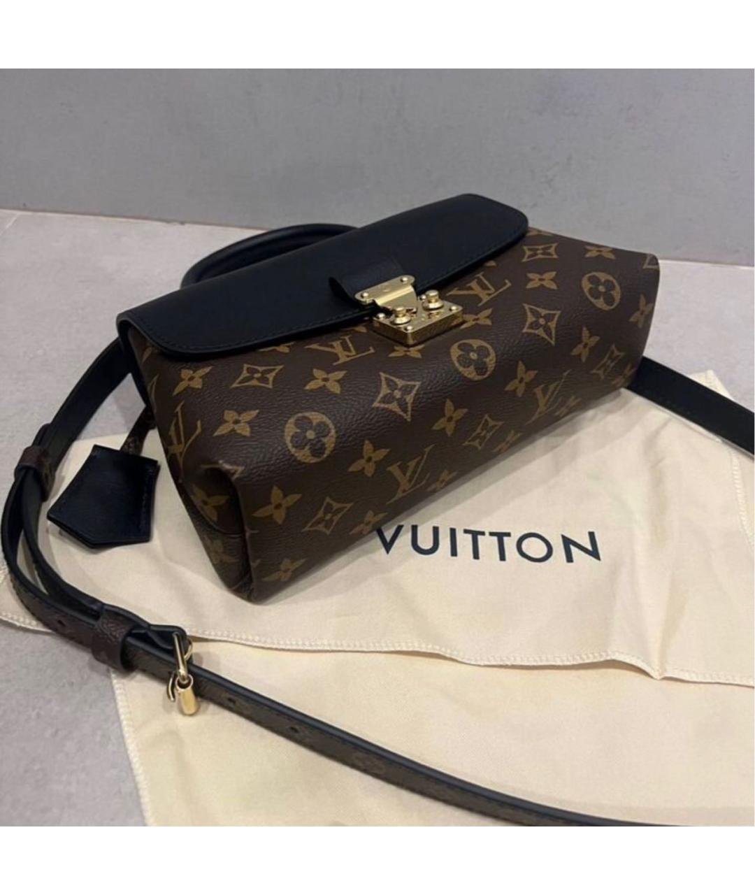 LOUIS VUITTON Коричневая сумка с короткими ручками, фото 3