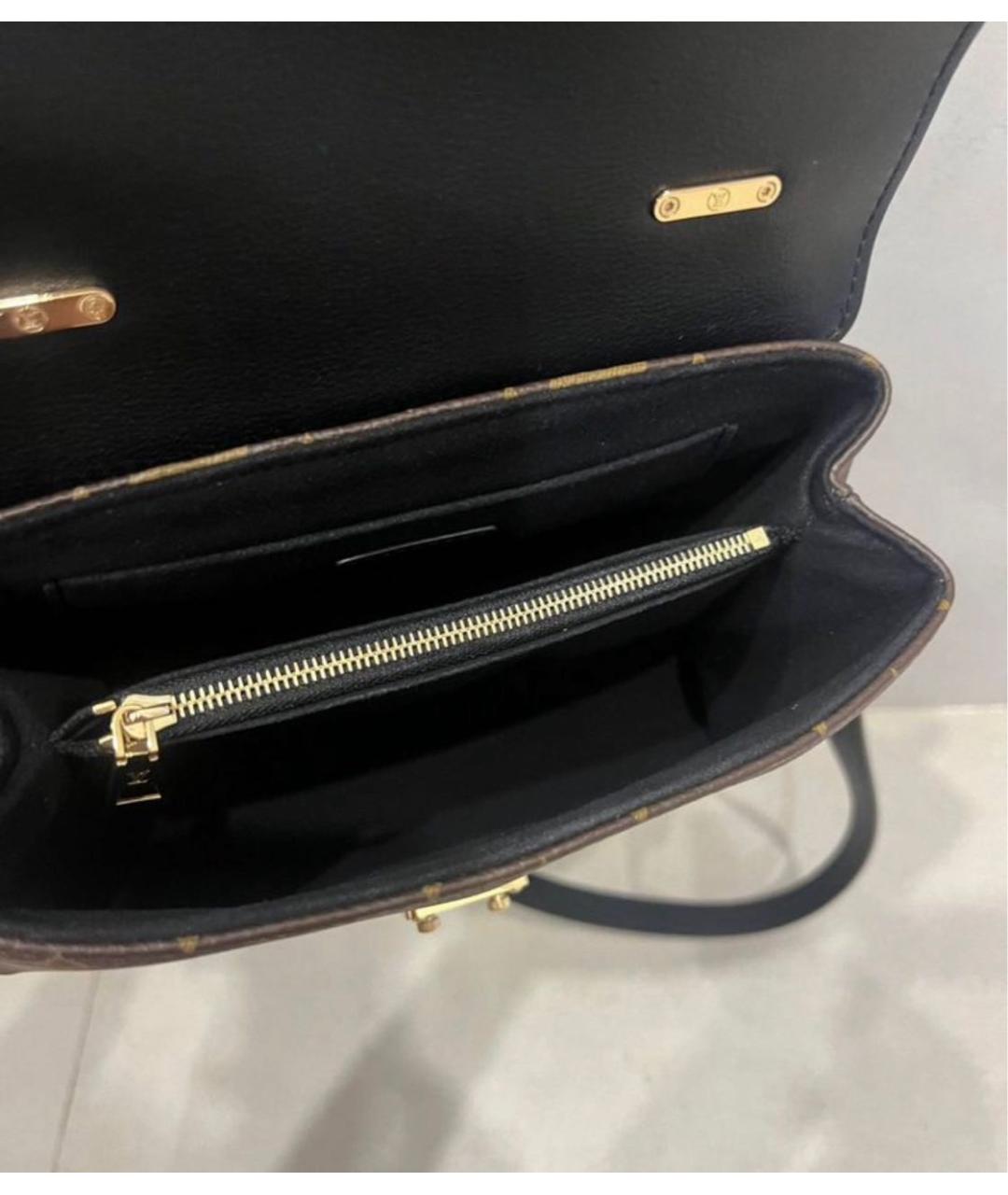 LOUIS VUITTON Коричневая сумка с короткими ручками, фото 4
