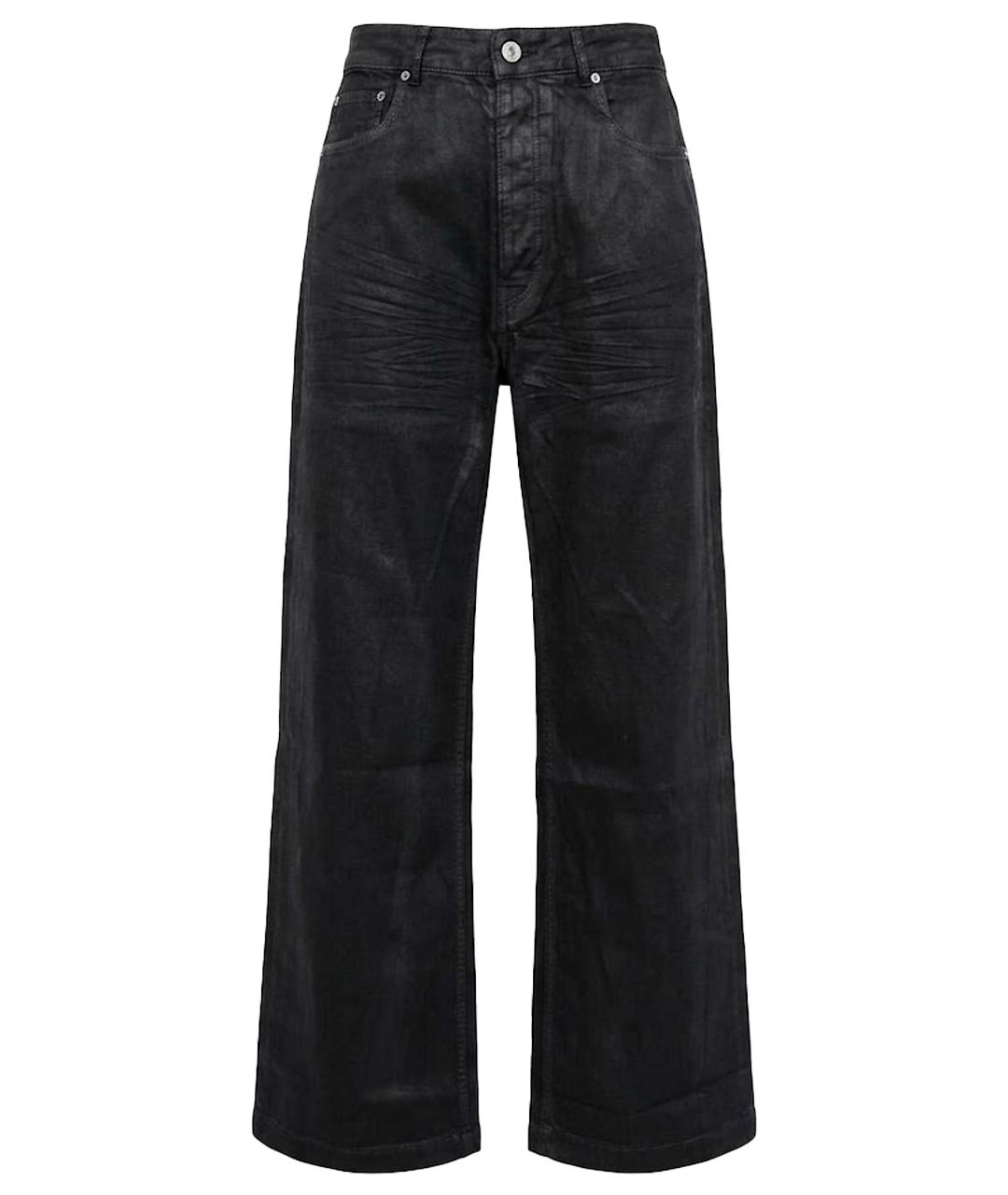 RICK OWENS DRKSHDW Черные хлопковые джинсы, фото 1