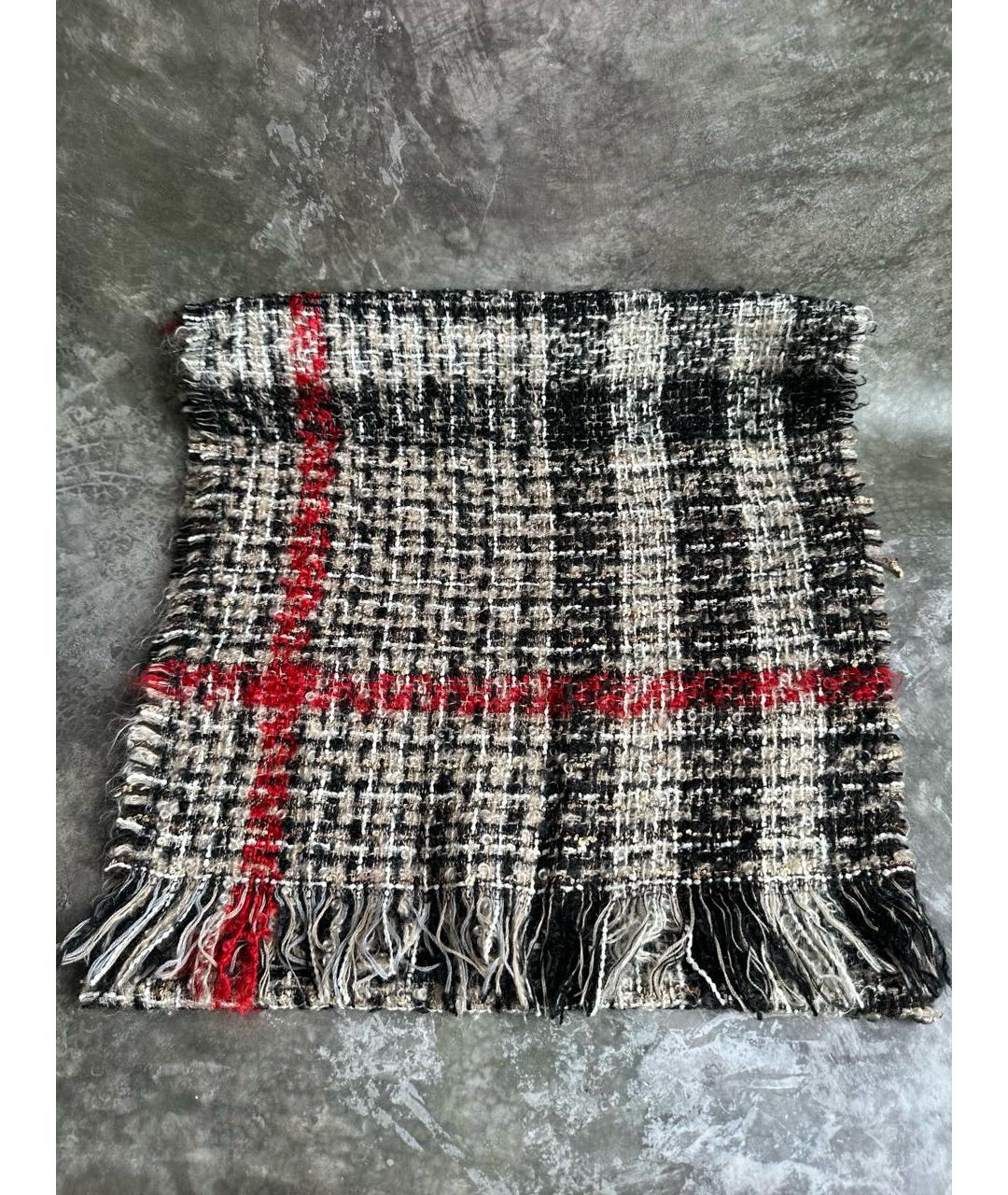 BURBERRY Бежевый шерстяной шарф, фото 9