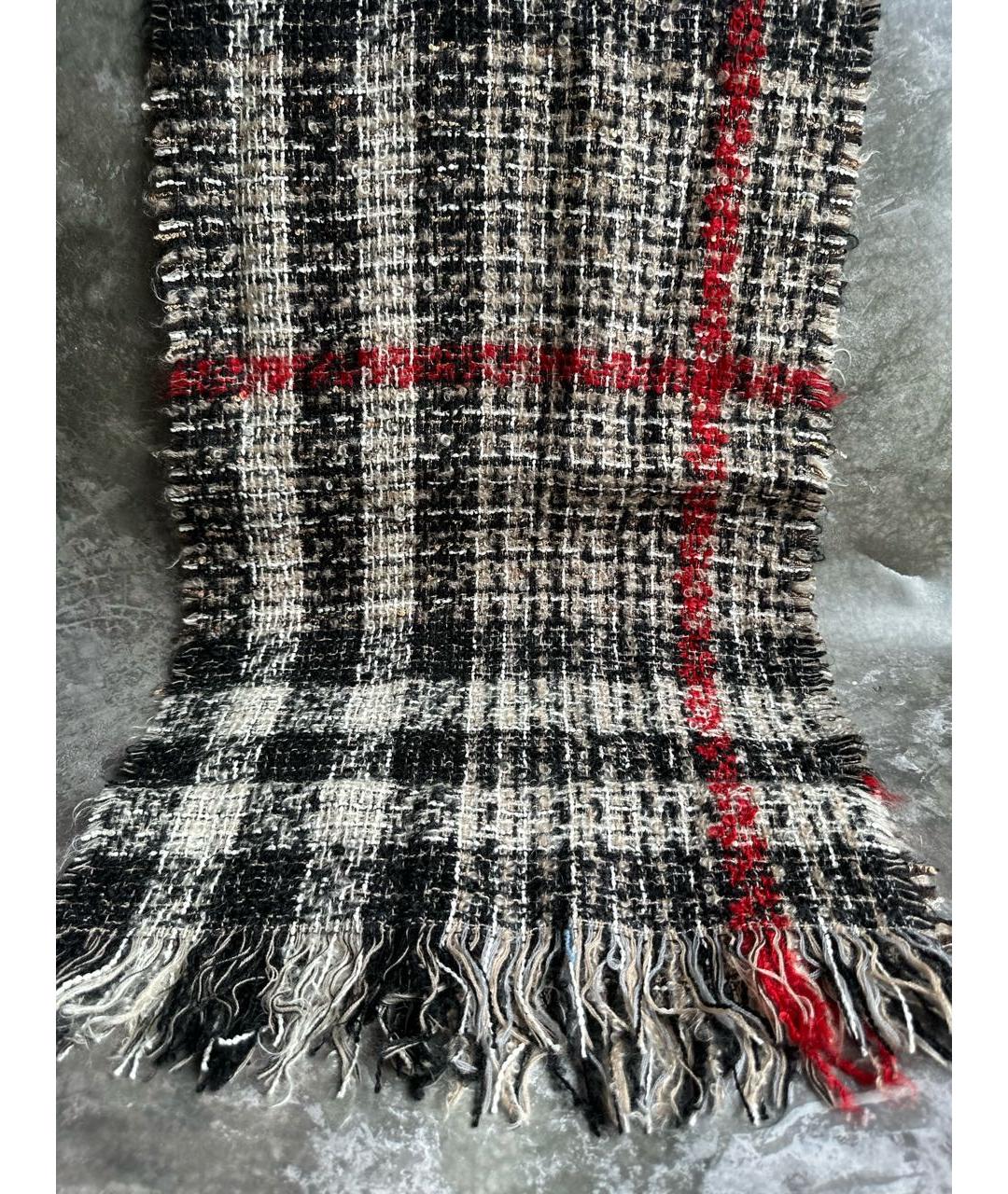 BURBERRY Бежевый шерстяной шарф, фото 2