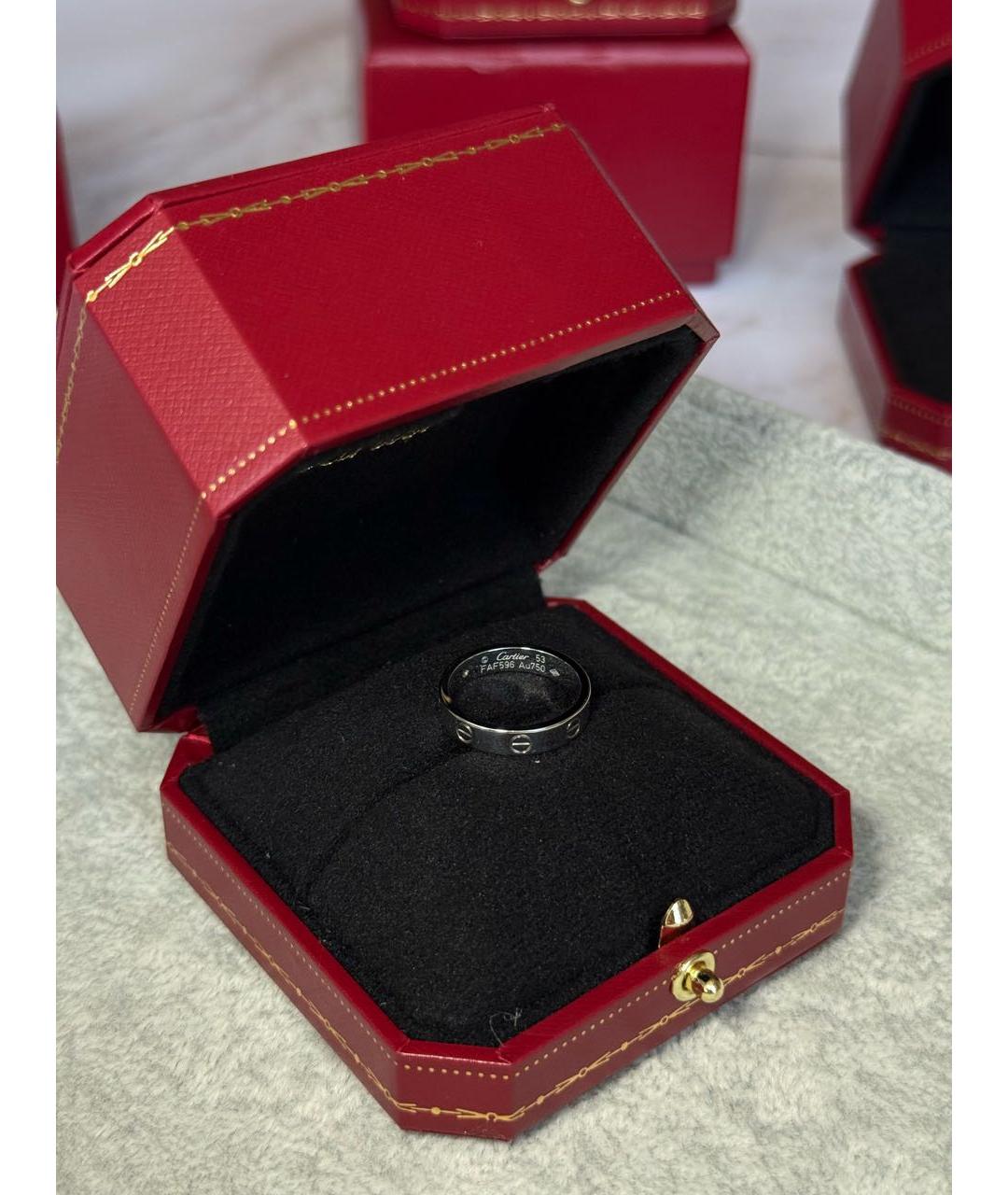 CARTIER Белое кольцо из белого золота, фото 4