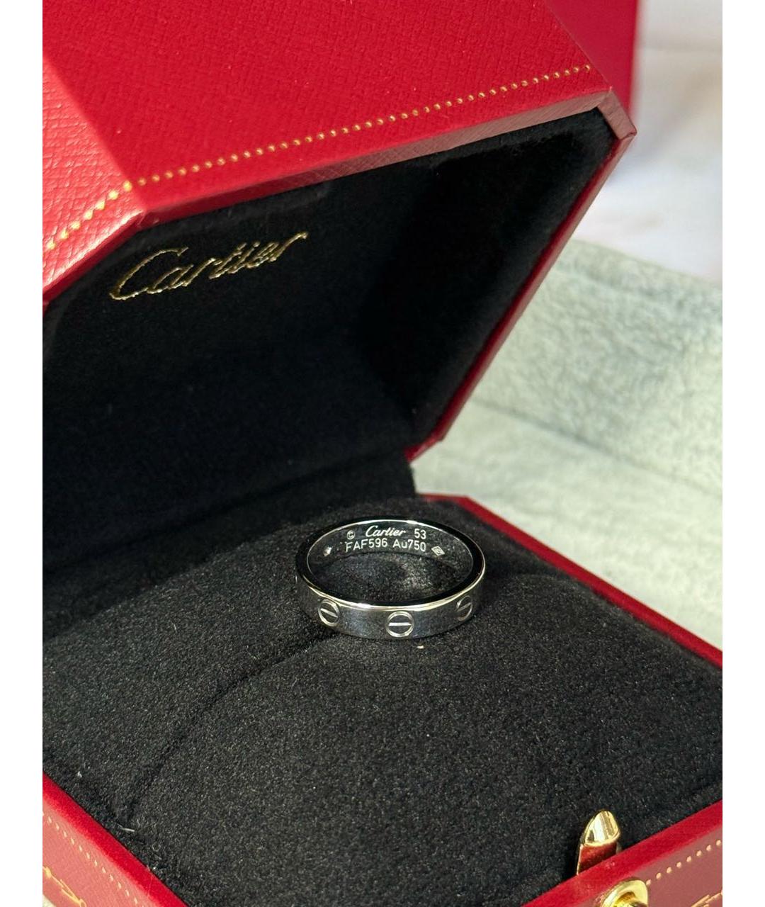 CARTIER Белое кольцо из белого золота, фото 6
