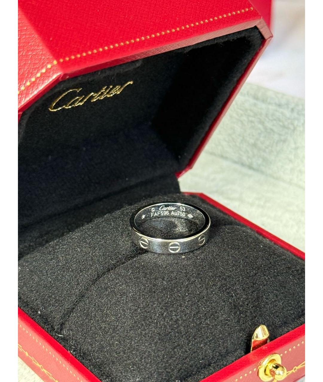 CARTIER Белое кольцо из белого золота, фото 5