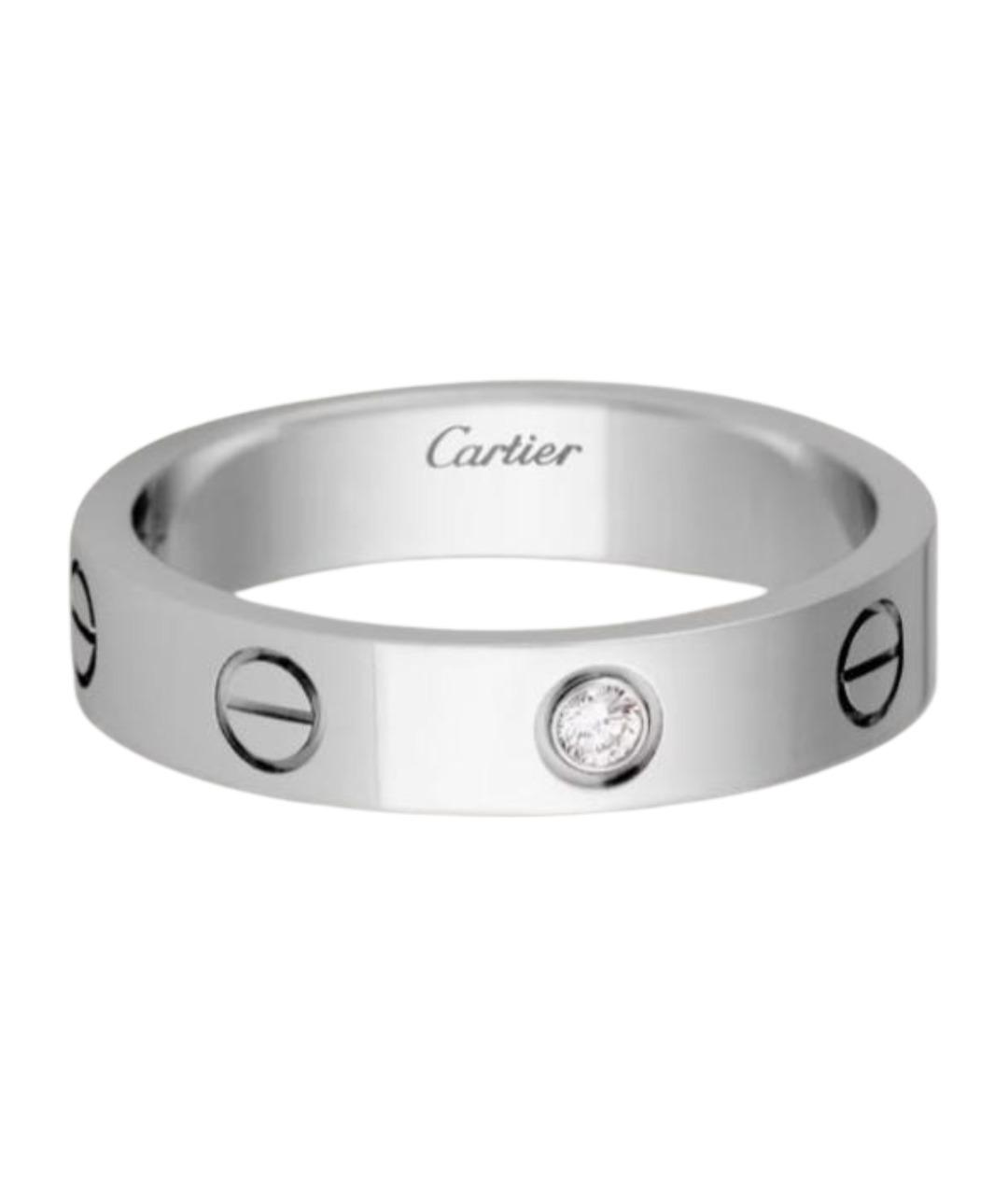 CARTIER Белое кольцо из белого золота, фото 1