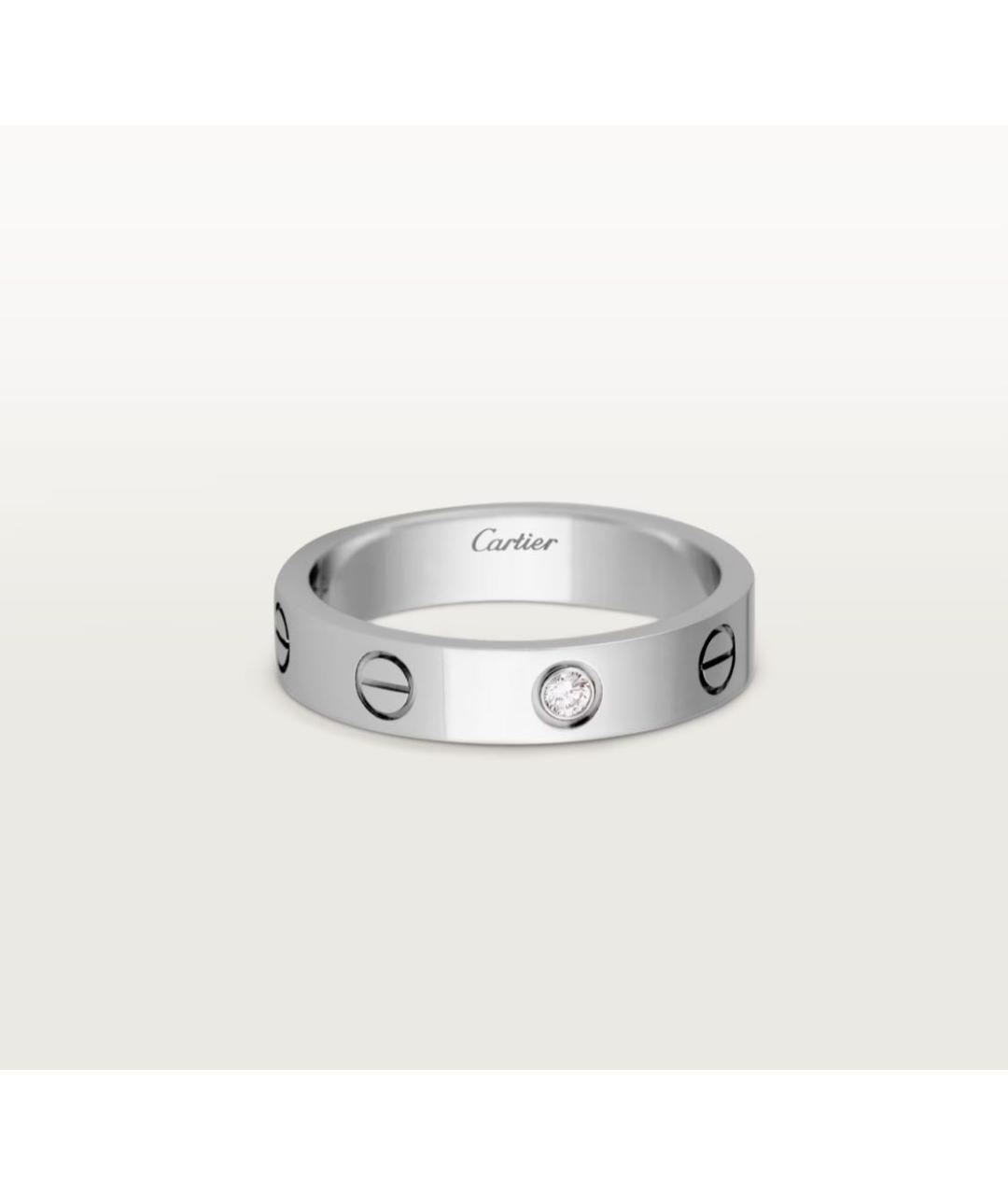 CARTIER Белое кольцо из белого золота, фото 7
