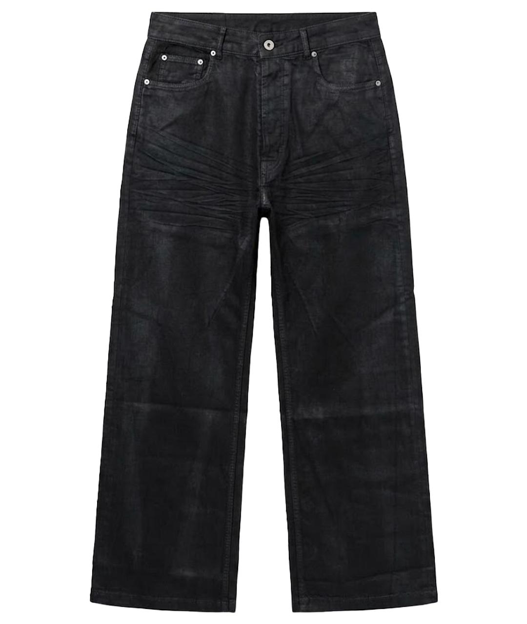 RICK OWENS DRKSHDW Черные хлопковые джинсы, фото 1