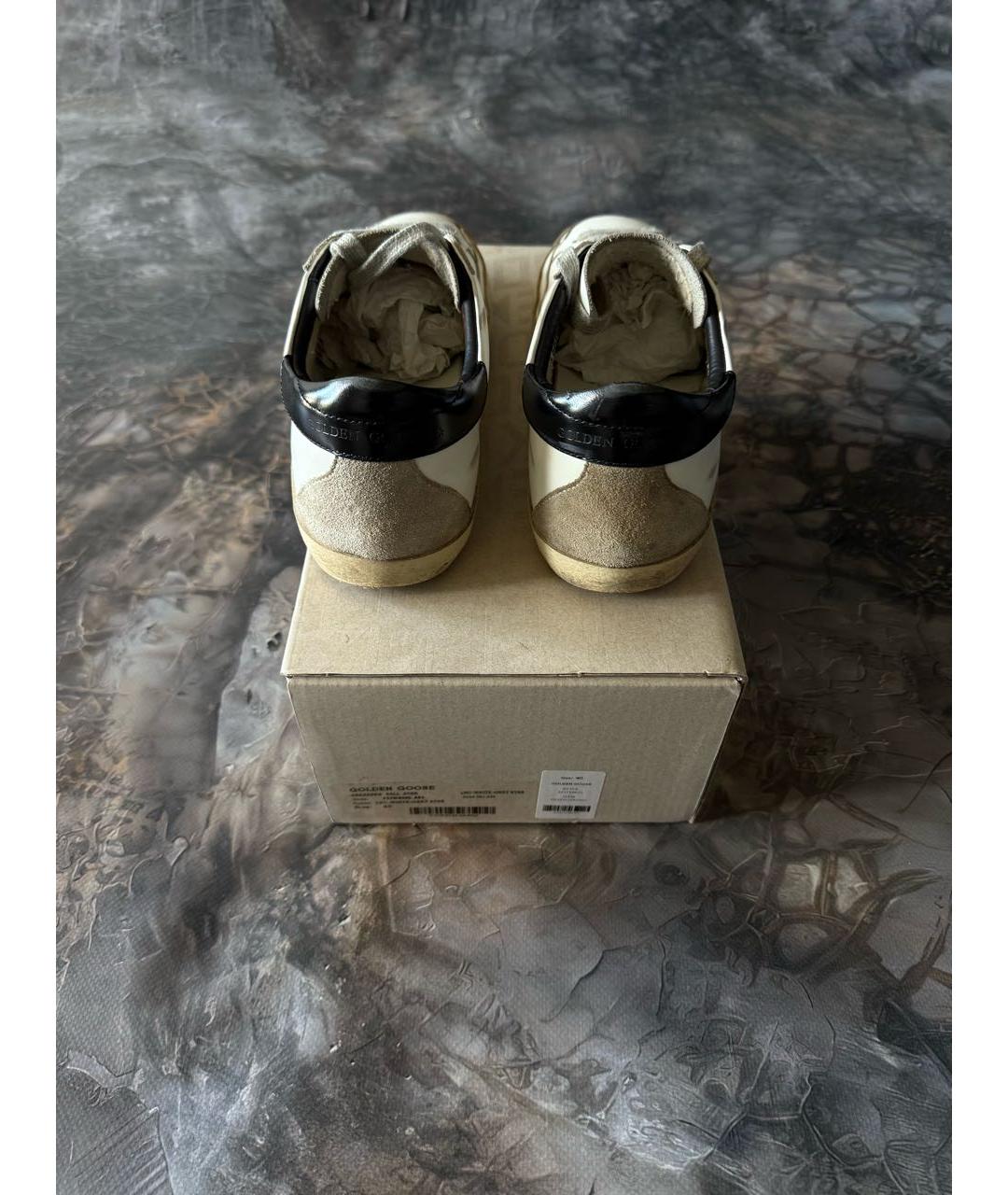 GOLDEN GOOSE DELUXE BRAND Бежевые кеды, фото 4