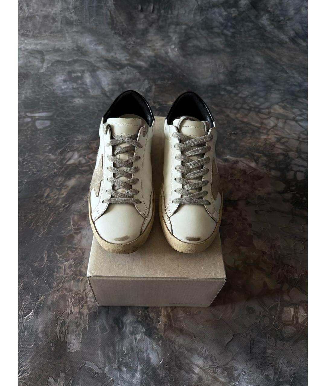 GOLDEN GOOSE DELUXE BRAND Бежевые кеды, фото 2