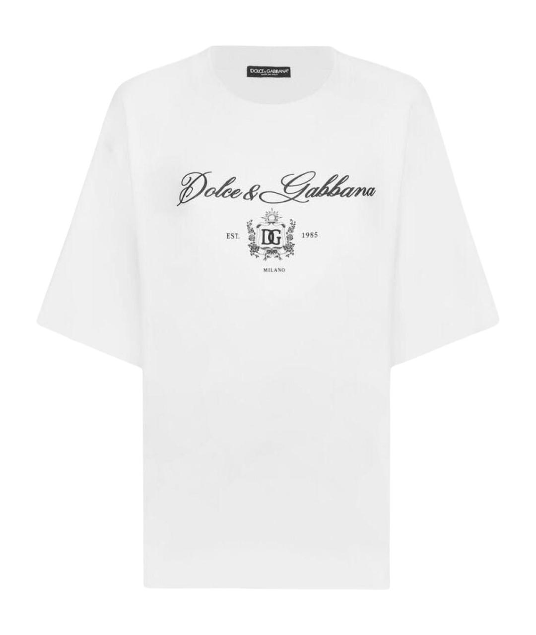 DOLCE&GABBANA Белая футболка, фото 1