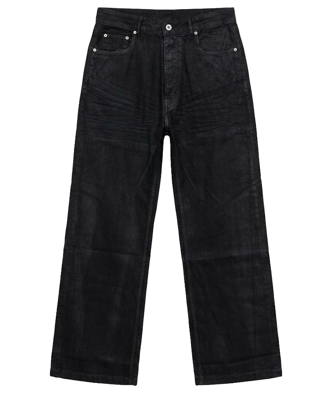 RICK OWENS DRKSHDW Черные хлопковые джинсы, фото 1