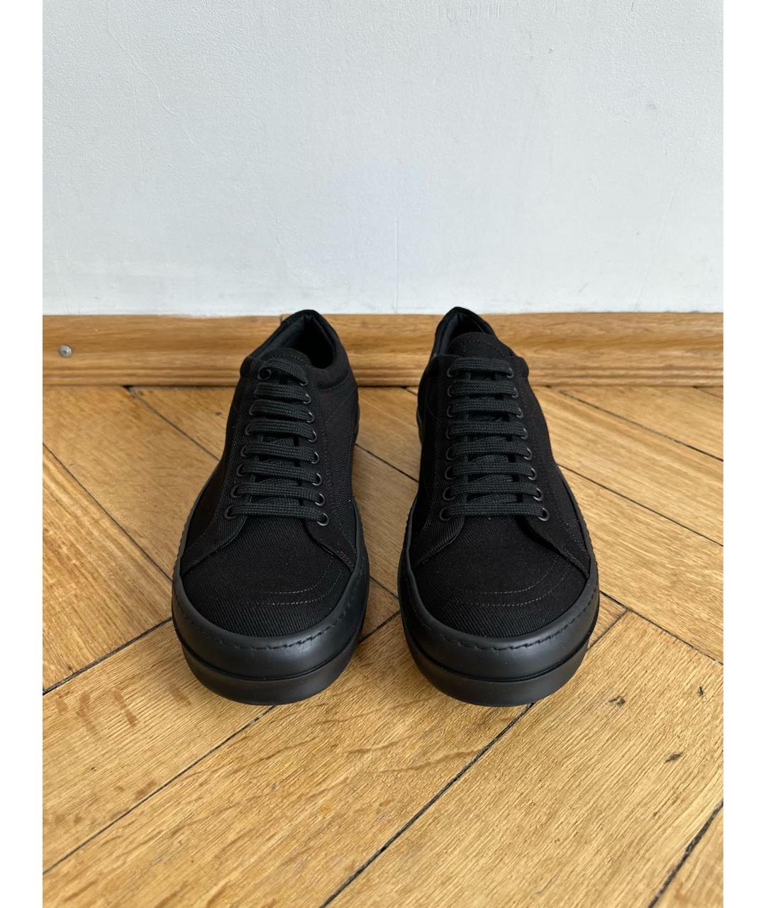 RICK OWENS DRKSHDW Черные низкие кроссовки / кеды, фото 2