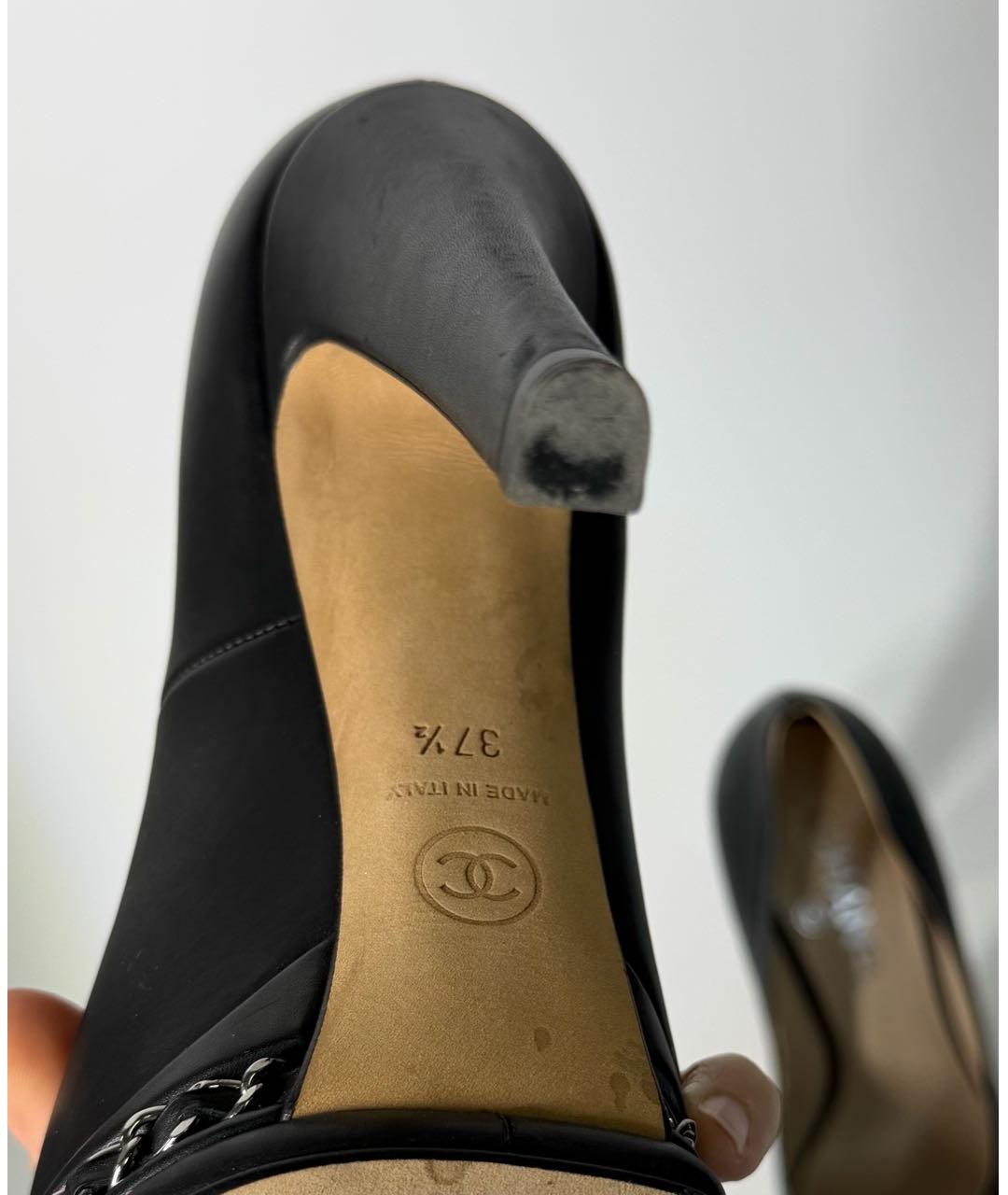 CHANEL Кожаные туфли, фото 6