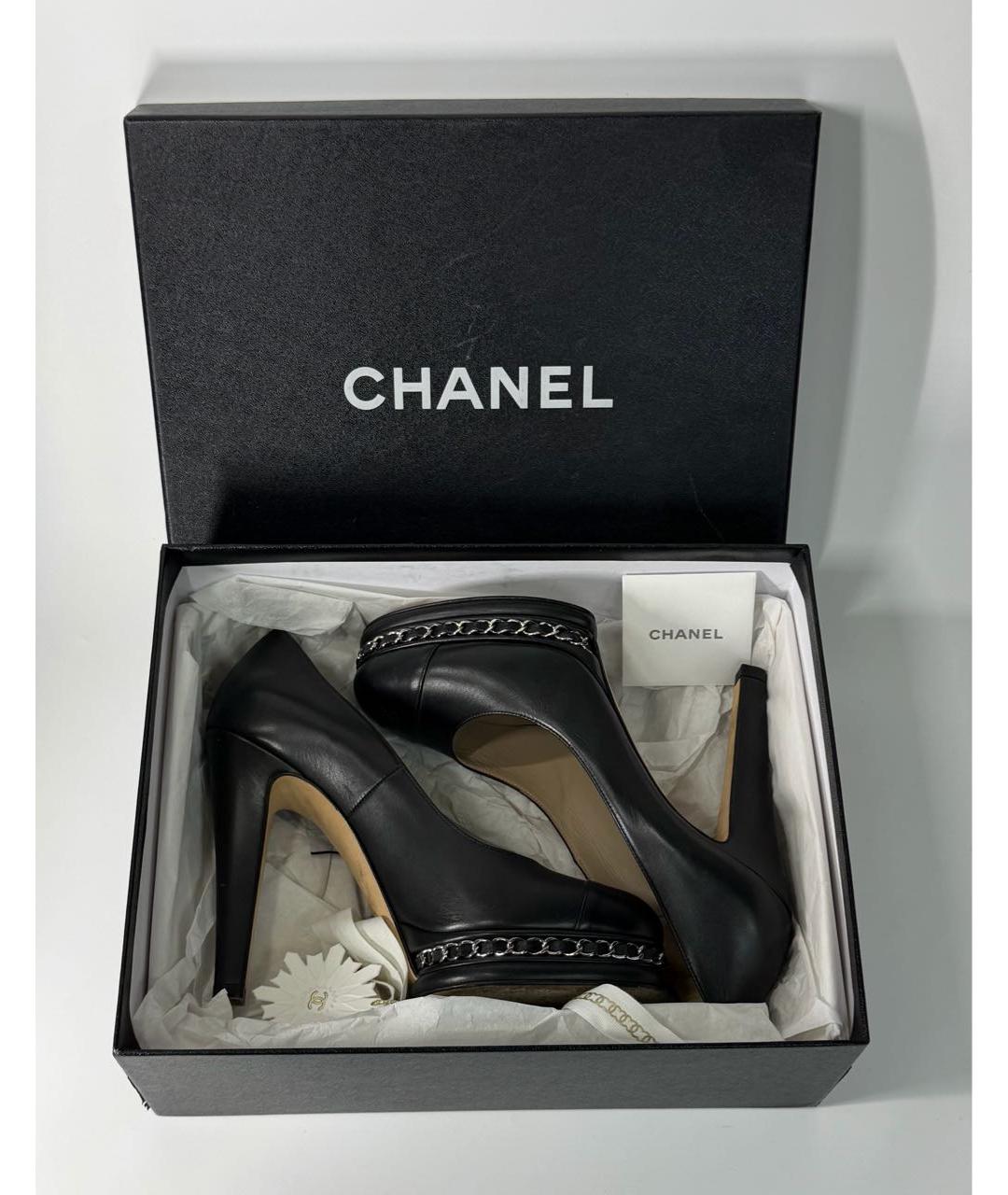 CHANEL Кожаные туфли, фото 5