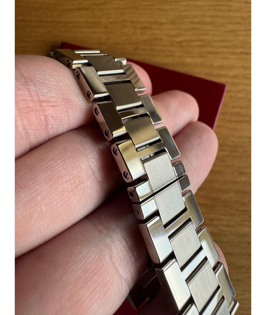 CARTIER Серебряные металлические часы, фото 3