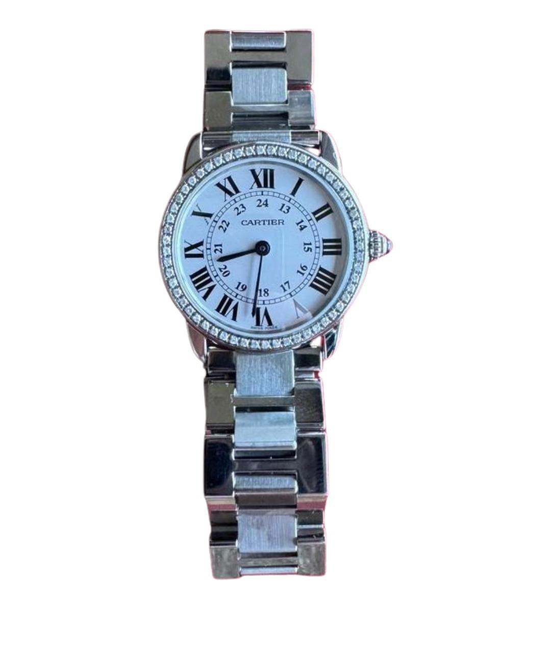 CARTIER Серебряные металлические часы, фото 1