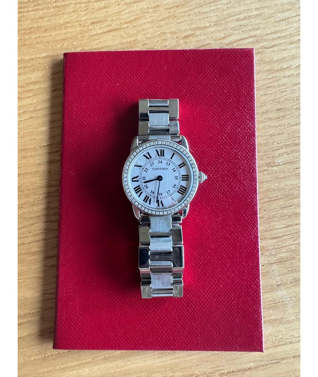 CARTIER Серебряные металлические часы, фото 4