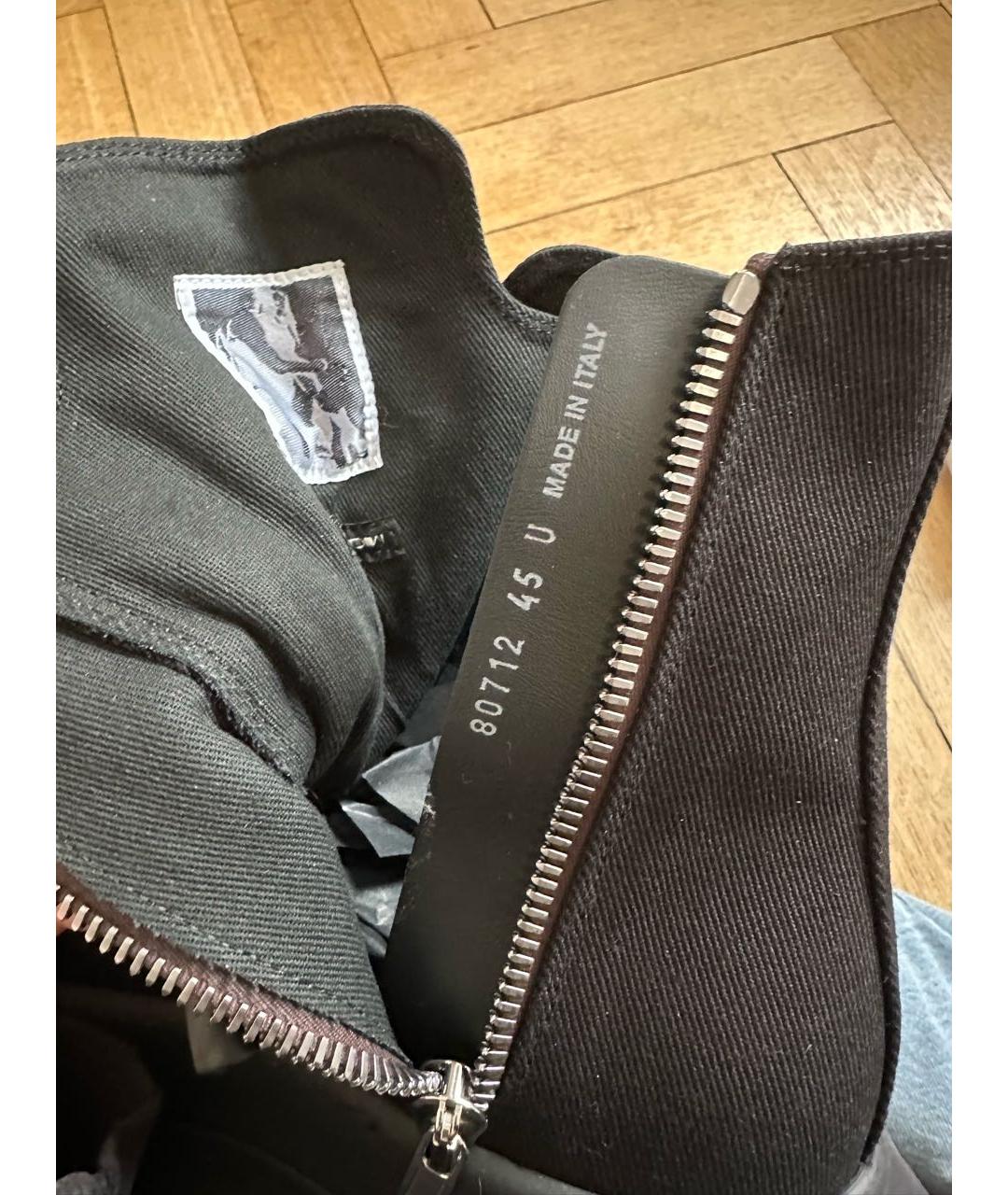 RICK OWENS DRKSHDW Черные высокие кроссовки / кеды, фото 8