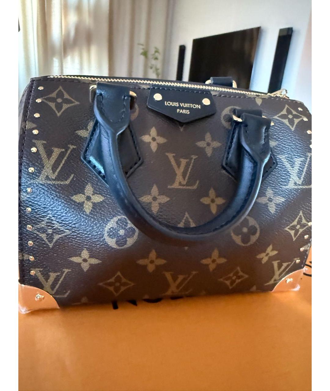 LOUIS VUITTON Коричневая сумка с короткими ручками, фото 5