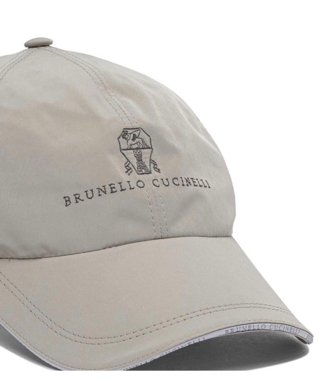 BRUNELLO CUCINELLI Серая кепка/бейсболка, фото 4