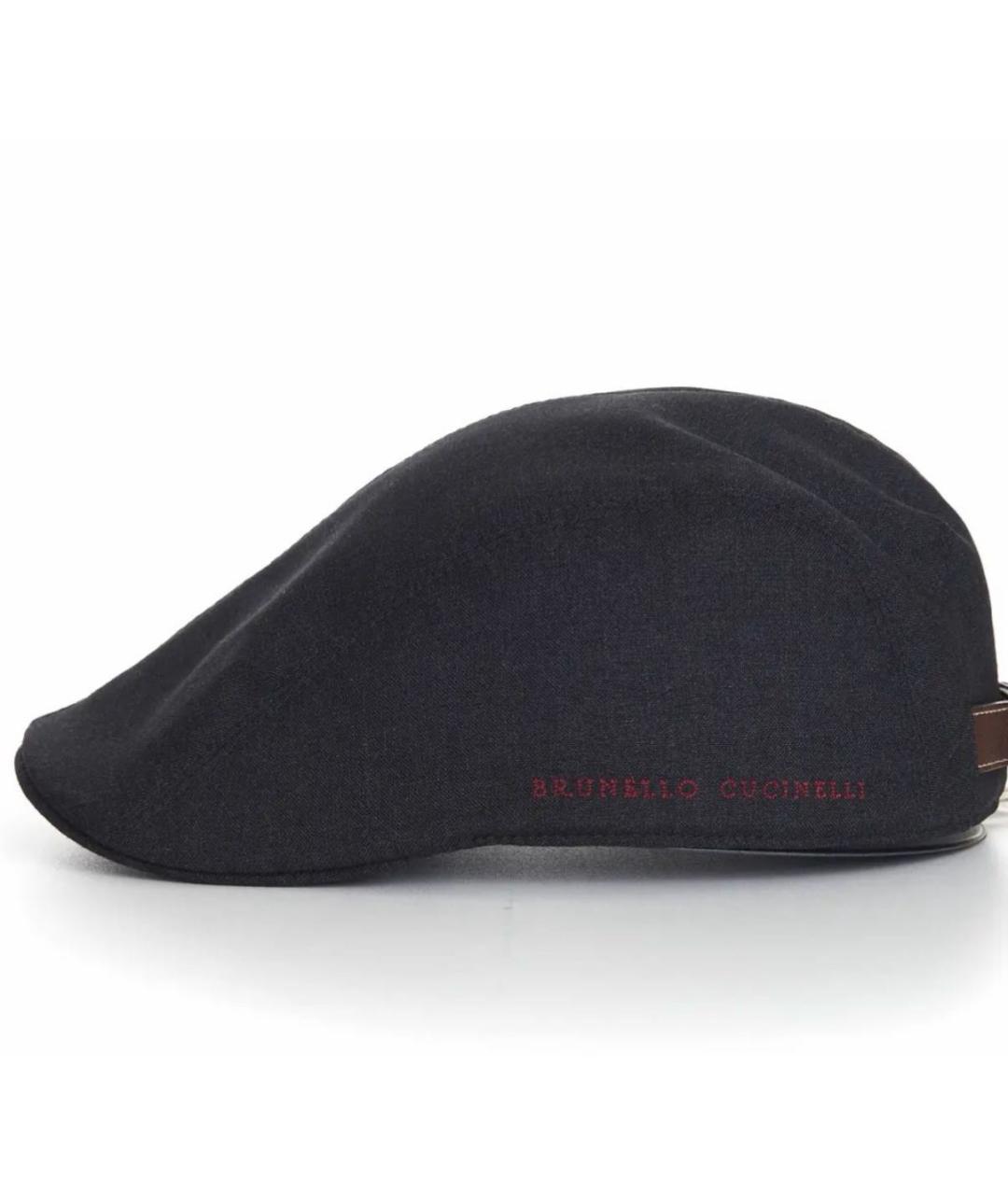 BRUNELLO CUCINELLI Серая шерстяная кепка/бейсболка, фото 3