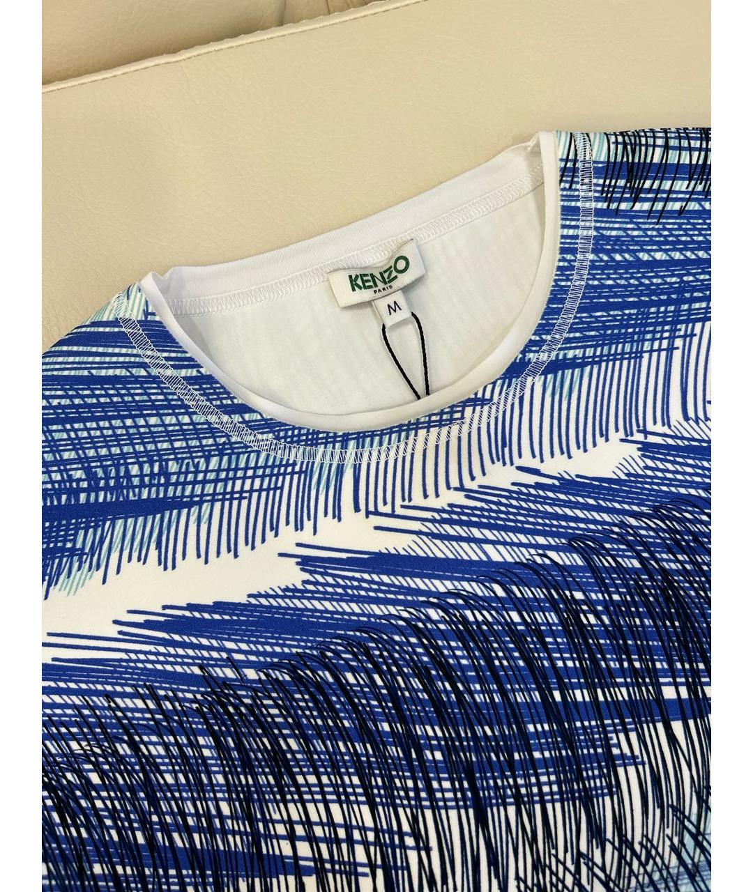 KENZO Синяя полиэстеровая жилетка, фото 7