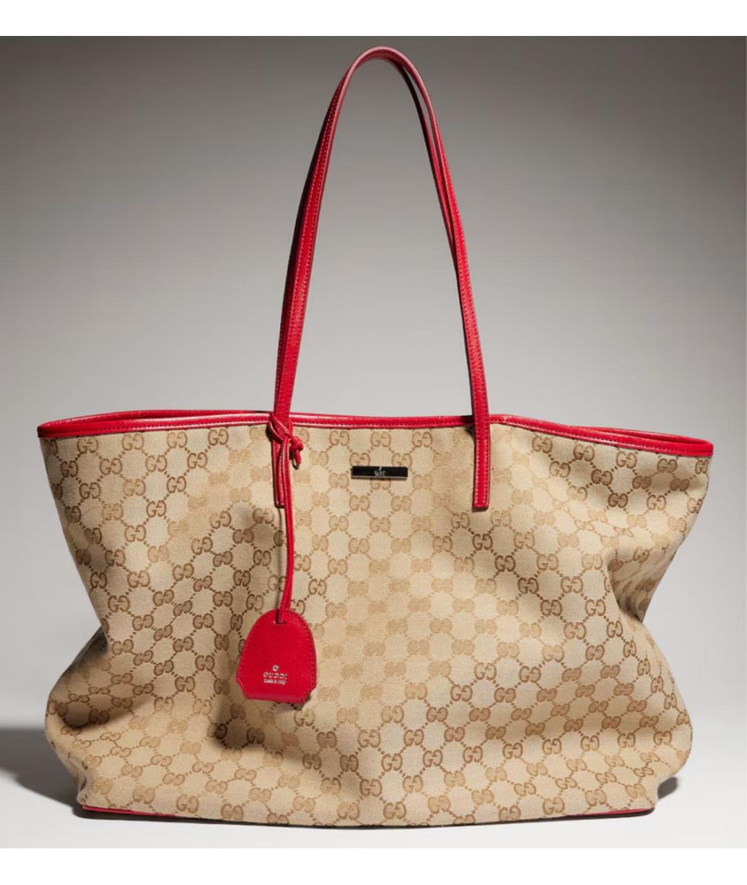 GUCCI Красная сумка тоут, фото 4