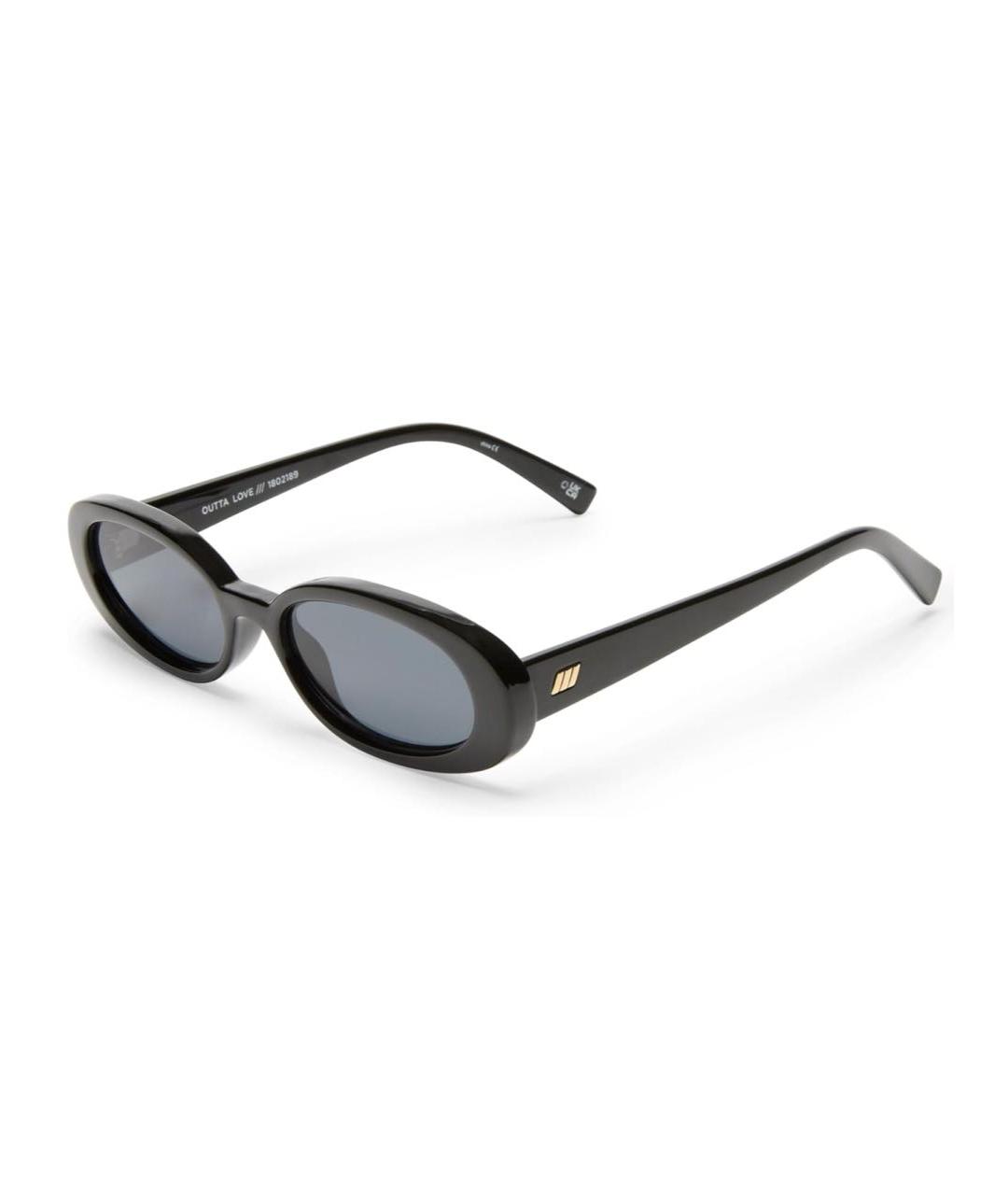 LE SPECS Черные пластиковые солнцезащитные очки, фото 2