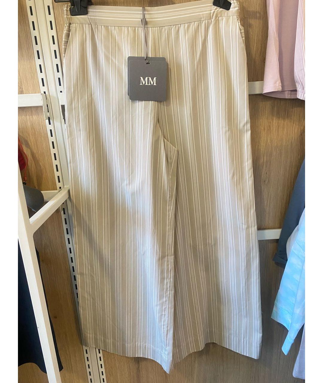 MAX MARA Бежевые брюки широкие, фото 6