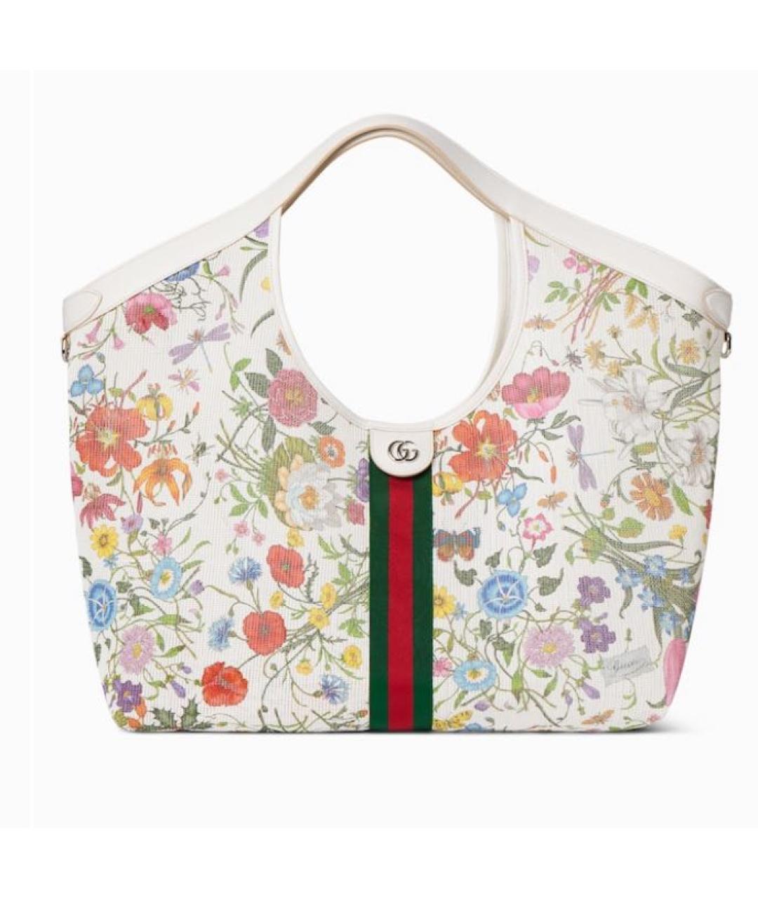 GUCCI Белая сумка тоут, фото 5