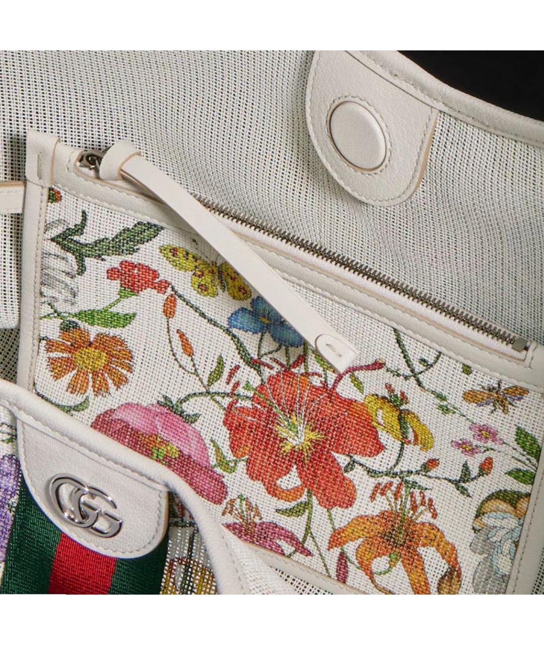 GUCCI Белая сумка тоут, фото 3