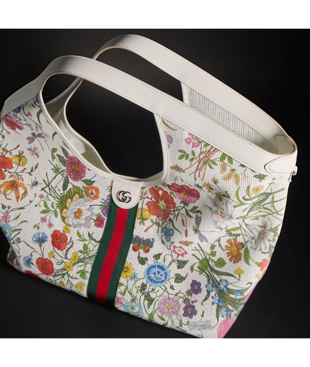GUCCI Белая сумка тоут, фото 4