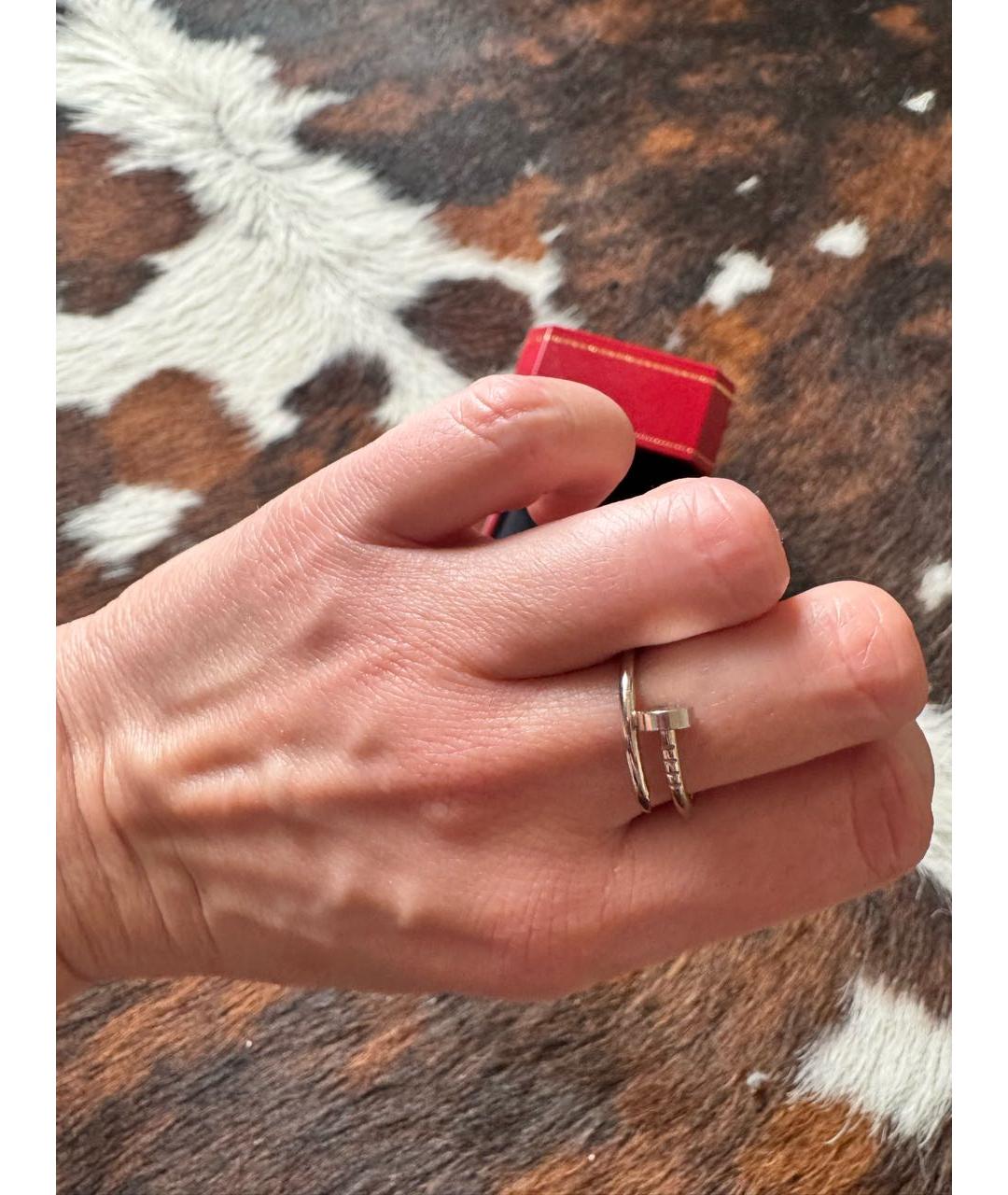 CARTIER Серебряное кольцо из белого золота, фото 5