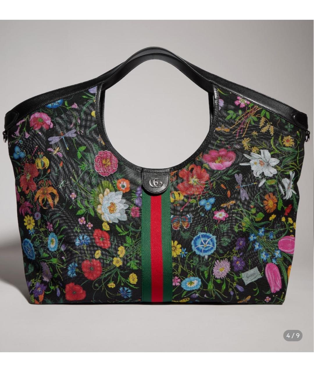 GUCCI Черная сумка тоут, фото 4
